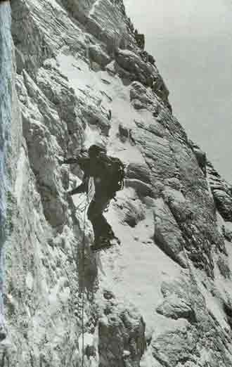 
John Roskelley Leading Mixed Ground At 7300m On Makalu 1980 - Stories Off The Wall book
